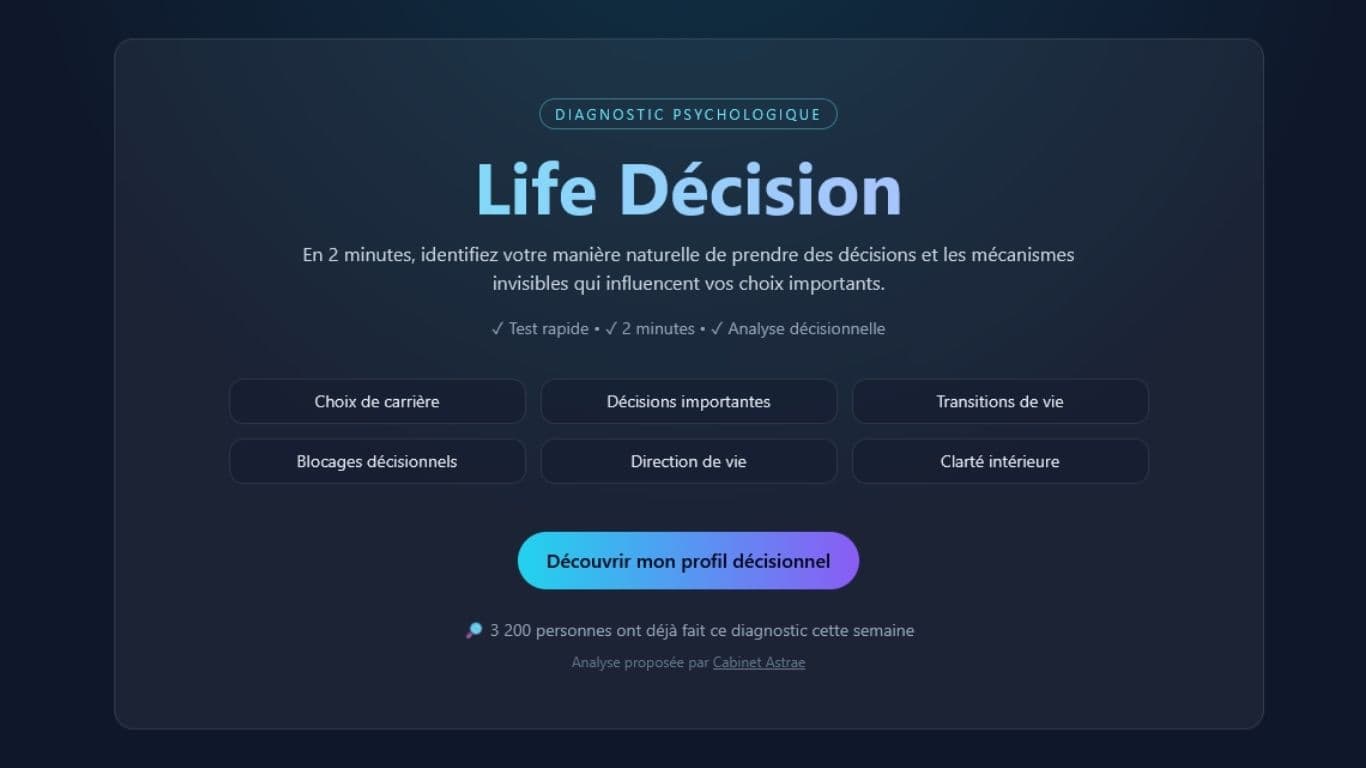 Miniature du projet Life Decision