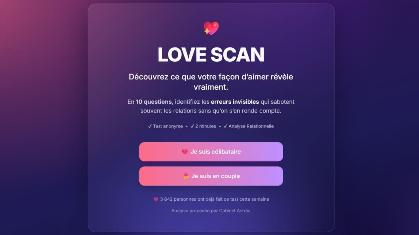 Miniature du projet Love Scan